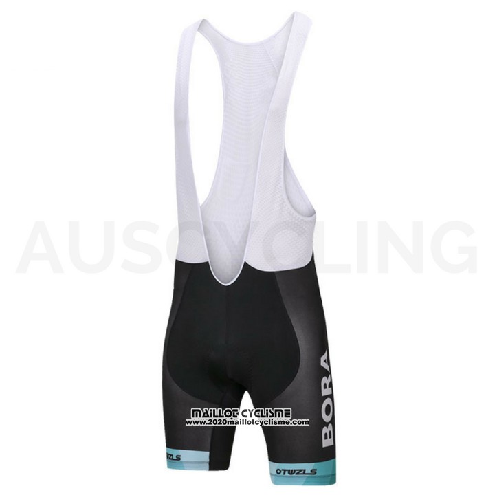2018 Maillot Ciclismo Bora Vert et Noir Manches Courtes et Cuissard